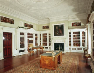Ansicht der Bibliothek